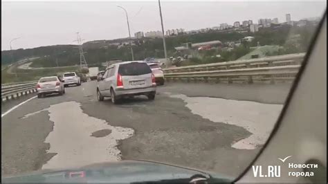 Опасная яма на трассе Седанка — Патрокл: почему водители рискуют пробить колёса